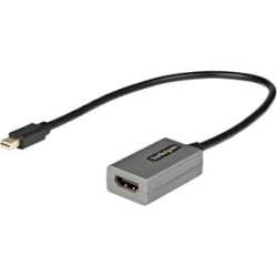 StarTech.com Mini DisplayPort To Hdmi Adapter, MDP To Hdmi Adapter Dongle, 1080p, Mini DP 1.2 To Hdmi Video Converter, 12" Long Cable - Cable For MacBook, Projector, Mac Mini, Dock - First End: 1 X 19-pin Hdmi Digital Audio/Video - Female - Second End: 1