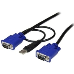 10 Ft 2-in-1 Ultra Thin USB Kvm Cable SVECONUS10