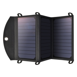 Choetech SC001 19W Portable Solar Panel Charger SunPower Panels Dual USB Charger For Camping/RV/Outdoors ELECHOSC001