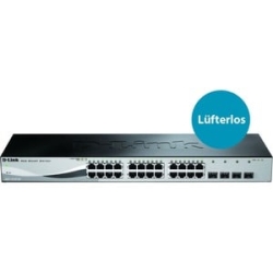 D-Link WebSmart Dgs-1210 Dgs-1210-28 24 Ports Manageable Ethernet Switch - Gigabit Ethernet - 10/100/1000Base-T, 1000Base-X - 2 Layer Supported - 4 Sfp Slots - Twisted Pair, Optical Fiber - 1U - Desktop, Rack-mountable DGS-1210-28