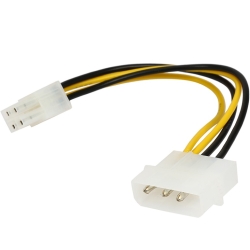 Astrotek Internal Power Molex Cable 20cm - 4 Pins To 8 Pins Atx Eps 12V Motherboard Power Supply Adapter Converter At-molex-to-eps