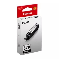 Canon Pgi-670Bk Original Inkjet Ink Cartridge - Pigment Black Pack PGI670BK