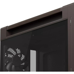 ProArt PA602 Wood Edition Retro Brown - Tempered Glass Panel PROART PA602 WALNUT WOOD TG RETRO BROWN