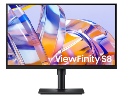 Samsung 32" (16:9) UHD Ips Monitor, DP, HDMI, HDR10, USB-C, USB, LAN, Kvm, H/Adj, VESA,3YR LS32H802UAEXXY