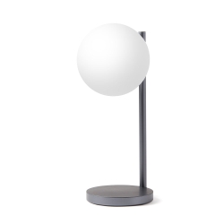 Lexon Bubble Desk Lamp With Built-In Wireless Charger - Gunmetal LD-LH70X