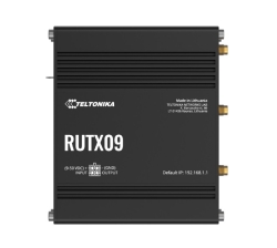 Teltonika RUTX09 Industrial Cellular Router, 4G Lte Cat 6, Dual Sim, Instant Lte Failover, Gigabit Ethernet, Psu Included RUTX09200300