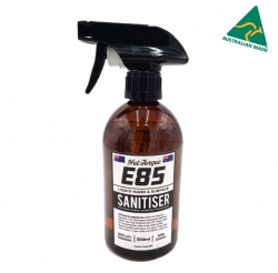 HotTorque E85 Hand & Surface Sanitiser 500ml, 80% Ethanol, 100% Australian Made, WHO & TGA Standard, Natural Ingredients, Tea Tree & Peppermint Oil E85Hs-500Ml