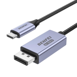 Benfei 412GY Bidirectional Usb-c To DisplayPort V1.4 (Support Thunderbolt 4, 8K@60Hz ) Cable 1.8M ELEBEN412GY
