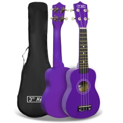 3rd Avenue Soprano Ukulele - Purple NM-STX40PU