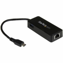 USB-C To GbE Adapter W/ Extra USB Port US1GC301AU