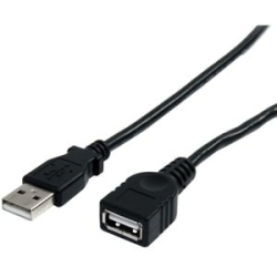 3 Ft Black USB Extension Cable A To A USBEXTAA3BK