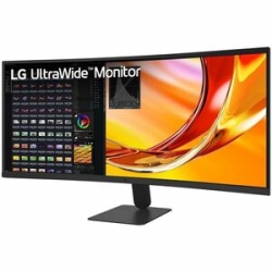 LG Ultrawide 34U601B-B 34" Class Uw-Qhd Curved Screen LED Monitor - 21:9 - 34" Viewable - LED Backlight - 3440 X 1440 - Height, Tilt 34U601B-B