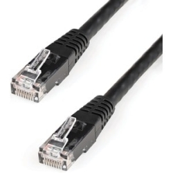 6 Ft Black Molded CAT6 Utp Patch Cable C6PATCH6BK