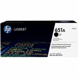 HP 651A Black Original LaserJet Toner Cartridge CE340A