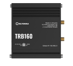 Teltonika TRB160 4G Lte Cat 6 IoT Gateway, Ultra-Small, Lightweight, Energy-Efficient, Cellular Speeds Of Up To 300 Mbps, USB Type-C, Psu Included TRB160100200