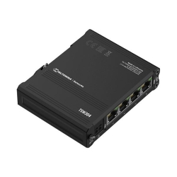 Teltonika | TSW304 | 4 Port Gigabit Din Rail Unmanaged Switch ** Passive PoE Over Spare Pairs ** TT.TSW304