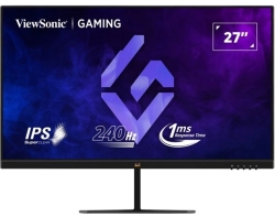 ViewSonic 27" Fhd Ips Gaming, 240Hz, 1ms Mprt, HDR10, FreeSync, G‑Sync Compatible, HDMI×2, DP, 178°/178°, 250 Nits, 3YARW VX2779A-HD-PRO