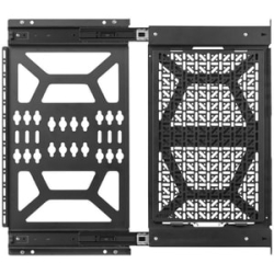 Ad-Ac-Ps Media Storage Sliding Panel - Secure Connectivity Devices Behind Wall Displays - Detatchable Panel For Device Servicing - Black AD-AC-PS