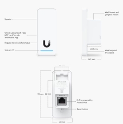 Ubiquiti | UA-G3-SK-Pro | UniFi Access G3 Starter Kit Pro UB.UA.G3.SK.PRO