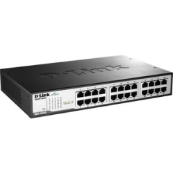 D-Link Dgs-1024D 24 Ports Ethernet Switch - Gigabit Ethernet - 10/100/1000Base-T - 2 Layer Supported - 27.50 W Power Consumption - Twisted Pair - 2 Year Limited Warranty DGS-1024D