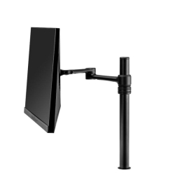 Atdec Single Swing Arm On Post - Black Af-at-b