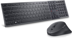 Dell KM900 Wireless Pro Premium Collaboration Rechargeable Keyboard & Mouse - Graphite, 3Y 580-BBHS