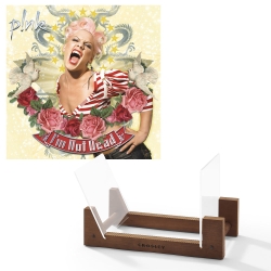 P!Nk I'm Not Dead Vinyl Album & Crosley Record Storage Display Stand SM-19075947061-BS