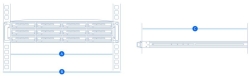 Synology 1U Rail Kit Fixed RKM114