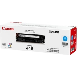 Canon CART418C Original Laser Toner Cartridge - Cyan Pack - 2900 Pages CART418C