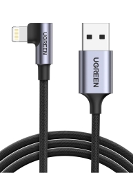 Ugreen 60521 Usb-a To 8-pin Lightning 90 Degree Angel Cable 1M ACBUGN60521