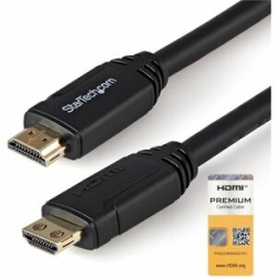 StarTech.com 10ft (3m) Hdmi 2.0 Cable, 4K 60Hz High Speed Hdmi Cable W/ Ethernet, HDR10, UHD Hdmi Cord, M/M Gripping Connectors - 10ft/3m High Speed High Speed Hdmi Cable With Gripping Connectors Avoid Detachment Due To Tension/vibration - 4K 60Hz/HDR10/