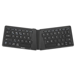 Targus Wireless Folding Keyboard - Antimicrobial - Bluetooth - Us AKF003US
