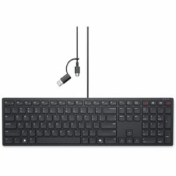 Dell Wired Collaboration Keyboard KB525C - USB A/C Black 580-BBZR