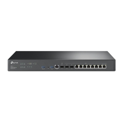 Tp-Link Omada 10G Vpn Router, 10GE Sfp+ WAN(1), LAN/Wan(1), GbE SFP(1), LAN/Wan(8), 5Y ER8411