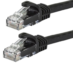 Astrotek CAT6 Cable 0.5m/50cm - Black Color Premium RJ45 Ethernet Network LAN Utp Patch Cord 26AWG AT-RJ45BLKU6-05M