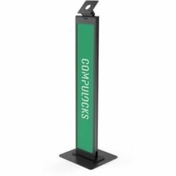 Tablet Floor Stnd Brand Mount Brandme Bk 140B