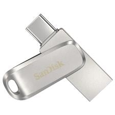 SanDisk Ultra Dual Drive Luxe USB Type-CTM Flash Drive, USB3.1/Type C Reversible Connector, Swivel Design, Type-C Enabled Devices, 5Y SDDDC4-1T00-G46