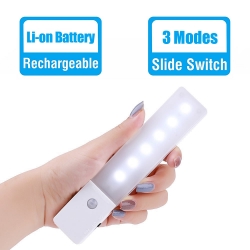 El608 Rechargeable Infrared Motion Sensor Wall Led Night Light Torch (warm White) El608-3k