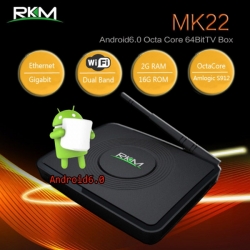 Rkm Mk22 Qcta Core 64bit 4k Android 6.0 Mini Pc 2g/16g,dual Band Wifi, Bt4.0 Elerkmmk22
