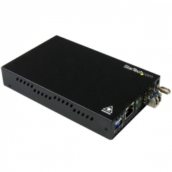 Startech Gigabit Ethernet Copper-to-fiber Media Converter - Sm Lc - 20 Km - Ethernet Media Converter