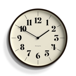 Newgate Mr Clarke Clock Dark Wood Hopscotch Dial NGMRC225DPLY40