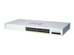Cisco - CBS220 Smart 24-port Ge, Full PoE, 4x1G Sfp CBS220-24FP-4G-AU