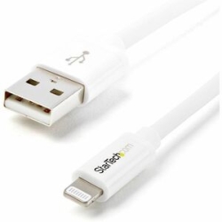 1m White 8-pin Lightning To USB Cable USBLT1MW