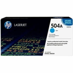 HP 504A Cyan Original LaserJet Toner Cartridge CE251A
