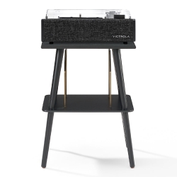 Victrola Eastwood Ii Turntable - Black + Turntable Stand Bundle - Black VTR-74-BLK-ST