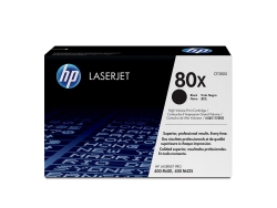 HP 80X Black Toner - High Yield - Approx 6.9K Pages - M401, M425, CP3525 Compatible CF280X