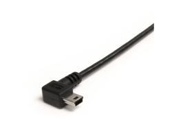 Startech 1.8M/6Ft Mini USB2.0 A To USB Mini-B Cable, M/M, Right Angle, Ltw USB2HABM6RA