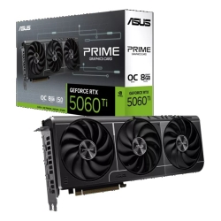 Asus NVidia GeForce Prime Rtx™ 5060 Ti 8GB GDDR7 OC Edition, 4608CUDA ,2647MHz, 8GBGDDR7, 28Gbps, 128bit, PCIe5.0, 7680x4320, HDMI2.1b, DP2.1b PRIME-RTX5060TI-O8G