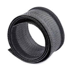 StarTech.com 10ft (3m) Cable Management Sleeve, Braided Mesh Wire Wraps/Floor Cable Covers, Computer Cable Manager/Cord Concealer - Cable Sleeve - 3 M Length - Polyester Wkstncmflx