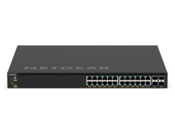 Netgear M4350-24G4Xf 28-port Layer 3 Stackable Fully Managed Switch With 24 X 1G Poe+ & 4 X 10Gbase-X Sfp+, ProSAFE Lifetime Warranty (GSM4328)*NEW GSM4328-100AJS